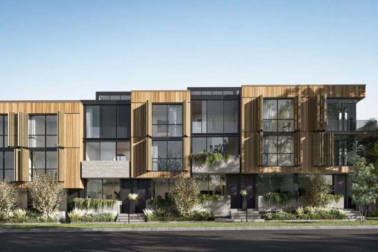 Lakeside One townhouses at Stonefields, Auckland