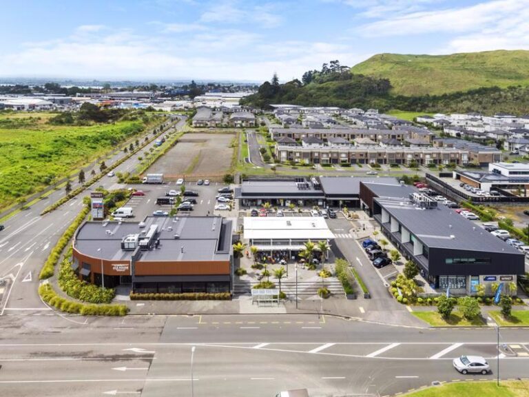 Stonefields Market retail and dining precinct in Auckland
