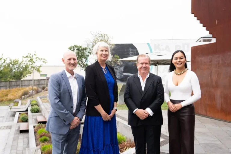 Rendering of proposed 25-storey hotel development in Hamilton's CBD.